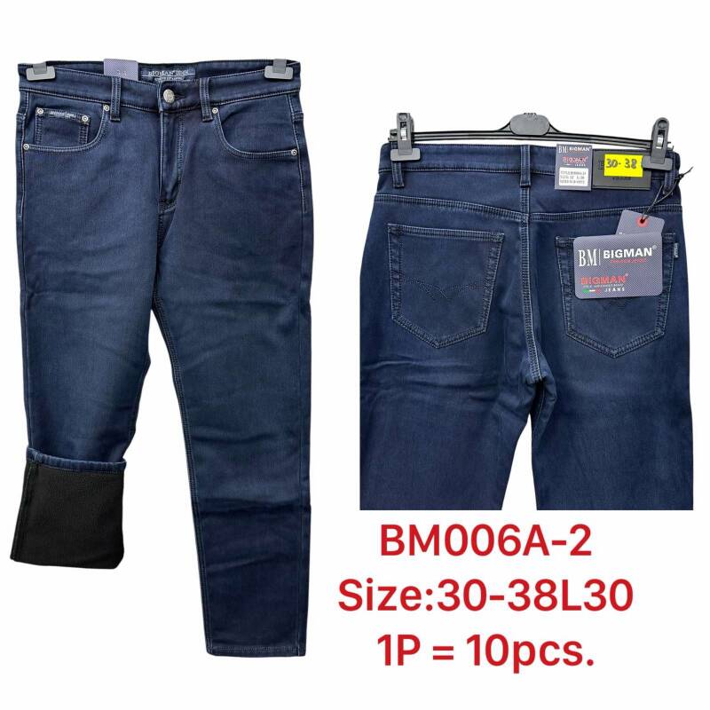 Spodnie jeansy meskie Roz 30-38, 1 Kolor Paczka 10 szt